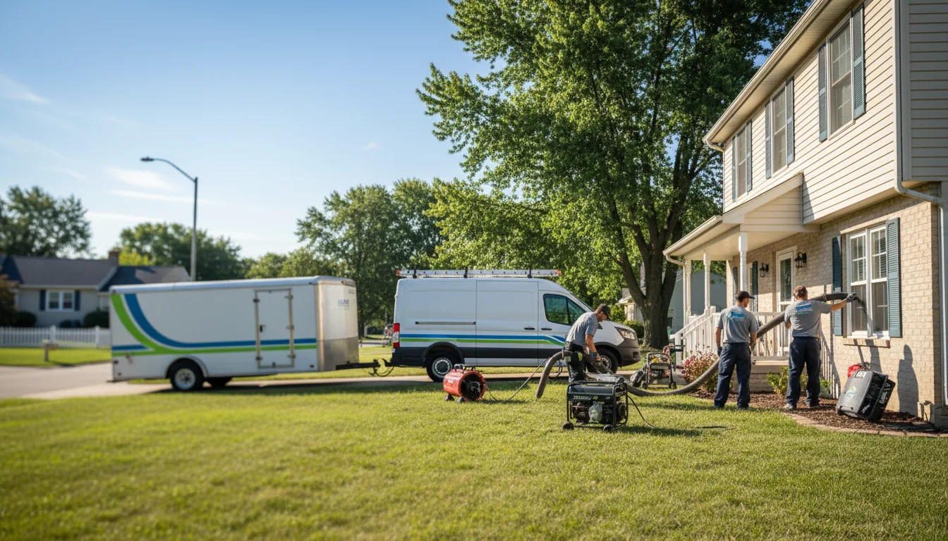 Flooded Basement Restoration And Cleanup With Repair in Freeman Spur, IL near me